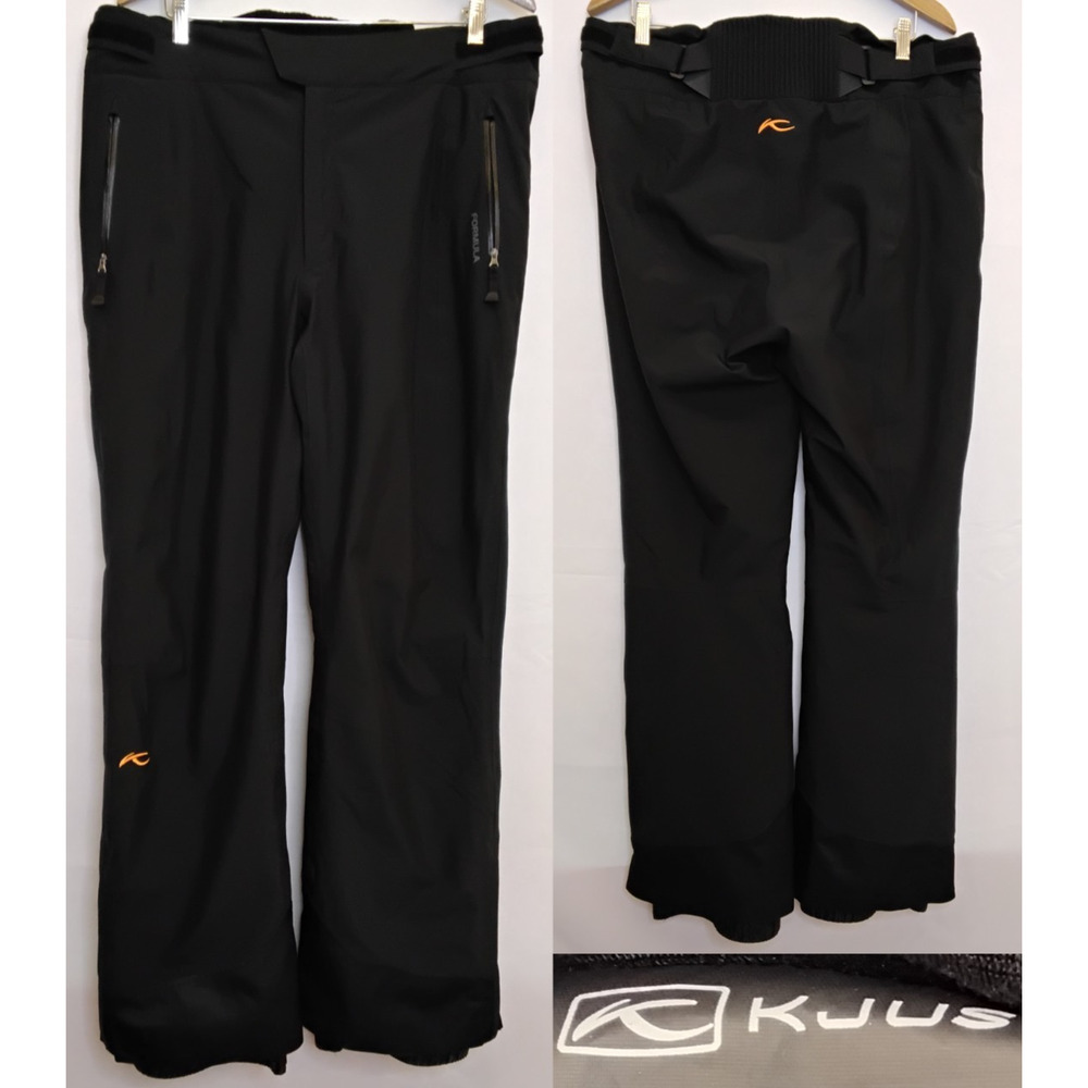 Kjus Formula Snow Pants Men's XXL Black Ski Snowmobile Thinsulate #Z5620